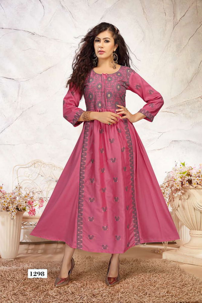 Dee Cee Alishba Fancy Ethnic Wear Latest Anarkali Kurtis Collection